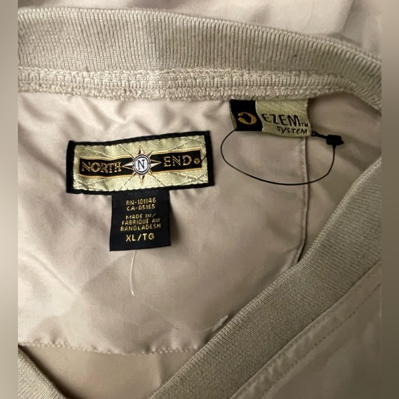 🐎NWOT KENTUCKY DERBY 133 Beige Golf Pullover Windbreakers Mens XL by North End - Picture 4 of 4